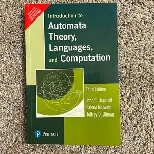 Introduction to Automata Theory, Languages, and Computation (Third edition)